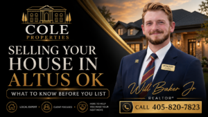 Selling your house in Altus Oklahoma - What you need to know